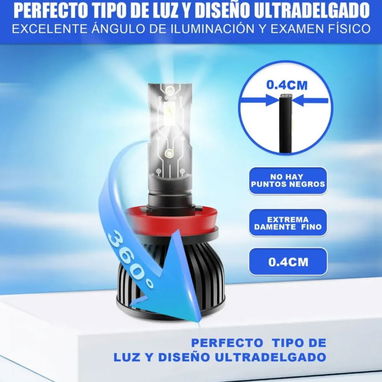 BOMBILLOS LED H11 CHIP CSP DE ALTA POTENCIA - 2/3