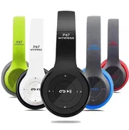 Audífonos inalámbricos Bluetooth con diadema casco P47 - Img 50429917