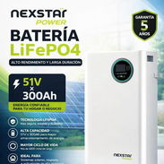 Batería lifepo4 marca nexstar power 15kw 51v 300ah - Img 55838237