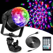 Luces Discoteca Giratoria,Bola LED de Discoteca,Disco Luz USB, Controlada por Control Remoto - Img 52542833