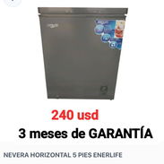 ‼️NEVERA HORIZONTAL 5 PIES ENERLIFE, con factura y GARANTÍA ‼️ - Img 54311807