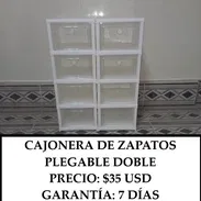 CAJONERA DE ZAPATOS PLEGABLE DOBLE, ENTREGA DE FACTURA, VARIEDAD DE ÚTILES DEL HOGAR, ETC - Img 55652258