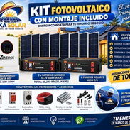 (S) KIT SOLAR FOTOVOLTAICO COMPLETO – MONTAJE INCLUIDO $6650 - Img 57513806
