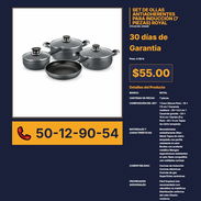 SET DE OLLAS ANTIADHERENTES PARA INDUCCIÓN 7 PIEZAS ROYAL VPT# -0159 - Img 56244057