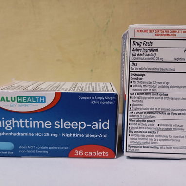 Difenidramina Antihistamínicos para alergias e Insomnios 🔵 Difenidramina azul 🩷 Difenidramina rosada - Img 117153914