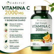 💯 Vitamina c 300 Tabletas de 2000mg , Precio 25$ - Img 55847707