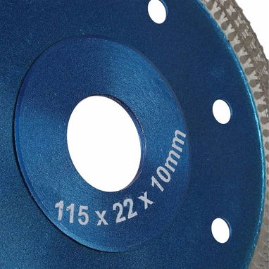 Disco de corte de diamante Turbo de 4.5 pulgadas, perfecto para cortar azulejos de porcelana en seco. 10 Usd - 2/8