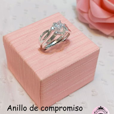 Alianzas de hombres y anillos de compromiso de plata calidad garantizada - Img 122808527