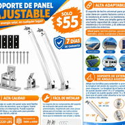 ☀️ SOPORTE AJUSTABLE PARA PANEL SOLAR ☀️ 🔹 Solo $55 🛡️ 7 días de garantía ✅ Alta adaptabilidad Ideal para techos pla - Img 57854458