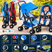COCHECITO DE BEBÉ TC-0012 - DISPONIBLES EN ROJO Y AZUL. TENEMOS MENSAJERÍA, DAMOS FACTURA Y GARANTÍA. 📲 54833699 - Img 57808408