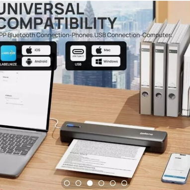 Impresora térmica Polono - D810-Bluetooth o USB-Nueva - Img 116850095