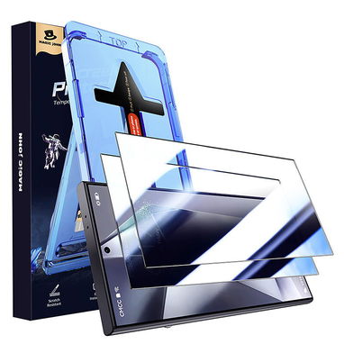 Set de dos Mica originales Para Samsung Galaxy S25 Ultra, Cristal vidrio, Fácil Instalación,Sin Polvo,Sin Burbujas - 2/3