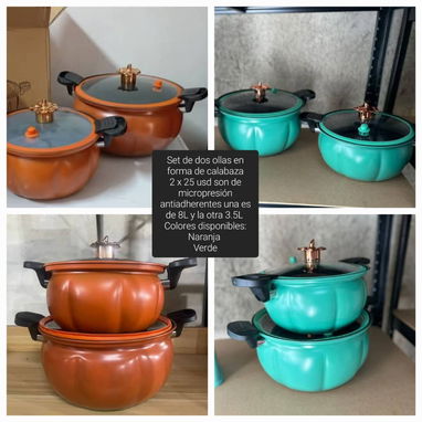 ✨Set de ollas en forma de calabaza ✨ - Img 121892185