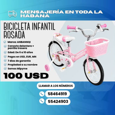 🚲 BICICLETA INFANTIL ANBANGQI 💰 Precio: 100 USD - Img 127875341