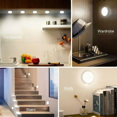 Luces Nocturnas LED Recargables con Sensor de Movimiento P0887-AV001 - 4/8
