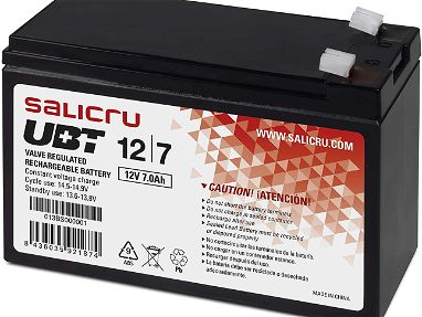 ⭐⭐⭐Baterias de Moto ⭐⭐⭐12v/ 7A Marca: SALICRU, NUEVAS SELLADAS en su caja + GARANTIA, las mejores baterías del mercad - Img 69119949
