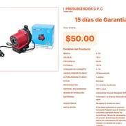 Bomba Presurizadora S.P.C: 3 Modos de Uso con Conectores Roscados VPT#-0253 - Img 55666846