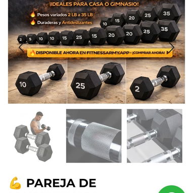 KIT DE MANCUERNAS EXAGONALES ACERO Y ENGOMADAS - 5/10