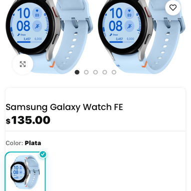 135usd Vendo varios modelos de reloj o smartwatch Samsung Watch series 6,7 y 8 nuevo y con garantia interesados 52774129 - 4/4