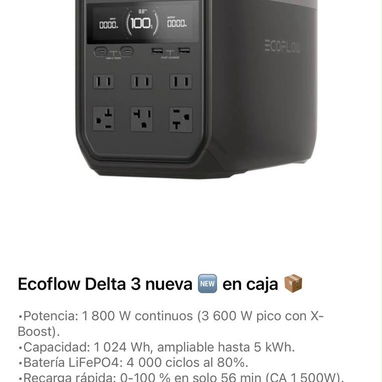 ⚡ ElectroHogar: Estaciones EcoFlow, Generadores Sigma Dual Fuel, Paneles, Cable Solar y Alarma | Nuevos ⚡ - 5/10
