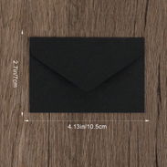 Sobres negros elegantes para cartas - Img 55702783