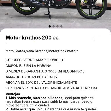 MOTOS DE GASOLINA BARATAS - Img 122833743