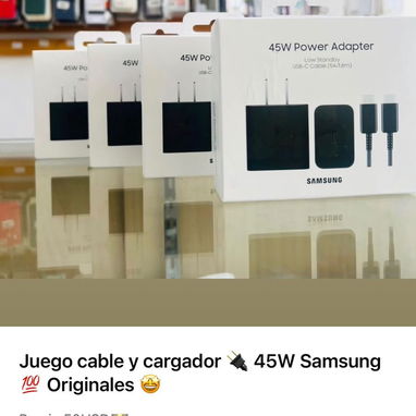 🔋 Cargadores, Power Banks y Accesorios Originales Apple y Samsung ⚡ - 4/8