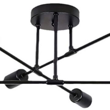 Lámpara decorativa moderna para techo negra . Nuevas en caja - Img 97187509