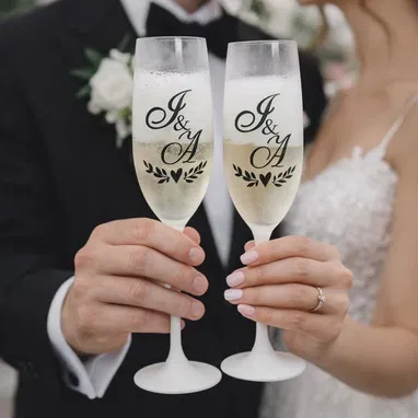 Copas y botellas y diferentes artículos personalizadas bodas y despedida de soltera - 4/10
