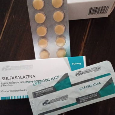 Venta de Sulfasalaxina. Blíster de 10 tabletas de 500 MG en 4000 pesos - 2/2