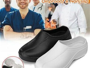 Crocs, Zapatos Blancos Unisex .Médico, Enfermera, Chef, Cocinero 52465450 - Img 61266024
