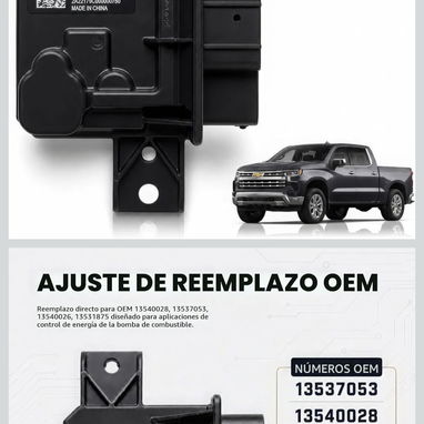 MODULO DE CONTROL PARA BOMBA DE COMBUSTIBLE DE SILVERADO Y OTROS - 2/2