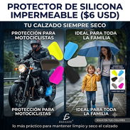 Protector de silicona Impermeable Cubre Zapato de la Lluvia. Varios Tamaños para niños y adultos - Img 57602422