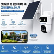 Cámara de seguridad para exterior con conexión 4G LTE con panel solar - Img 57205115