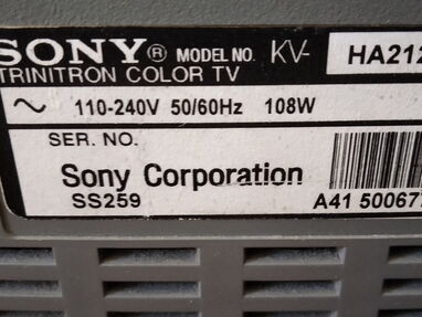 Vendo TV Sony Trinitron - Img 60600161