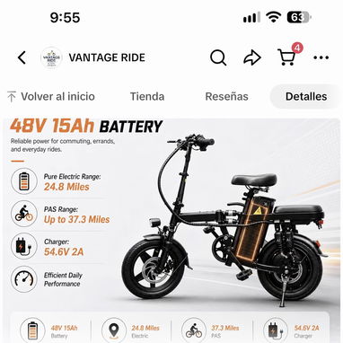 Vendo bici moto eléctrica - 2/2
