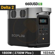 EcoFlow DELTA 2 con 1024Wh, 1800W - Pico 2700W, Batería LiFePO Expandible hasta 3kWh Estación de Energía Portátil 660USD - Img 55203448