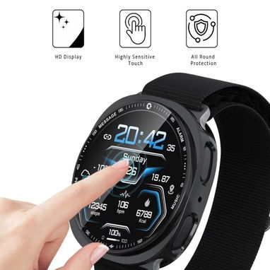 Disponible: Case Compatible with Samsung Galaxy Watch 8 40mm (Gold... | videojuegoshabana.com - Img 123475397