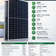 CONTENEDOR DE PANELES SOLARES 620W a 145 USD por Unidad - Img 57501432