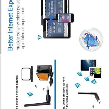 Adaptador Wifi con antena, listo pa' navegar 💻🖥️ - 5/5