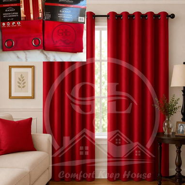 👑Cortinas Tapa Sol Blackout 📌El Juego de 2 paños (UH) - 5/10