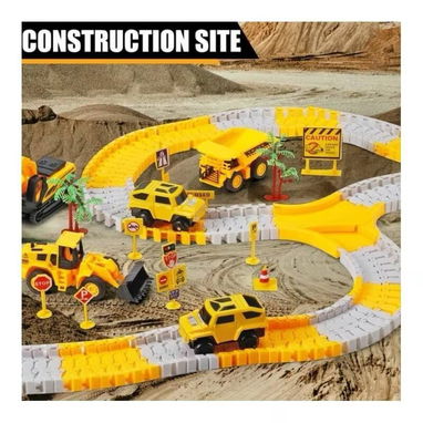 🚧⚡ Pista de Carreras Construcción DIY con 2 Coches Eléctricos ⚡🚧 - 5/5