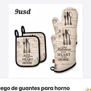 Juego De Guantes Y Agarraderas - Img 58001300