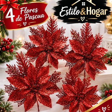 🍬Flores de pascua  4 espigas/10 usd🍬 - 2/2