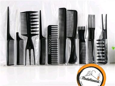 ✅✅* materiales de barbería peluquería, tijeras, peines, gorro rayitos, cepillos, bowl tinte, atomizador - Img 48613843