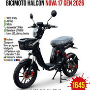 ⚡ Bicimoto Halcón Nova 17 Gen 2026 – 3000W – 130km – 1645 USD ¡Mejores precios y calidad conmigo! - Img 56675479