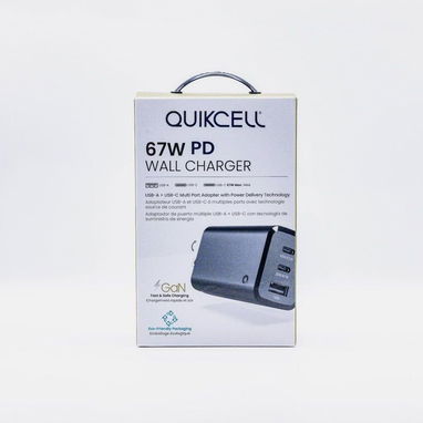 🍀Cargador de Pared Quikcell 67W PD GaN (Multi-Puerto)🍀 - Img 120402339