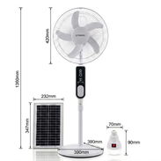 Ventilador recargable de pedestal de 16 pulgadas STAVEL. Producto con factura y garantía que usted estrena - Img 55525634
