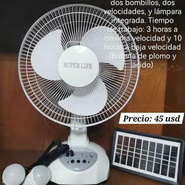 Ventilador recargable - Img 110796260