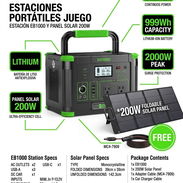🚨Rebaja 620 USD 🚨KIT GENERADOR SOLAR EBL EB1000 - Img 57044482